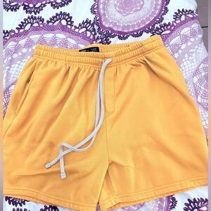 Brooklyn Cloth Yellow Athletic Men's Shorts